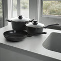 Batería De Cocina Aluminio Kingsway 5 Pzs Oster1#Gris