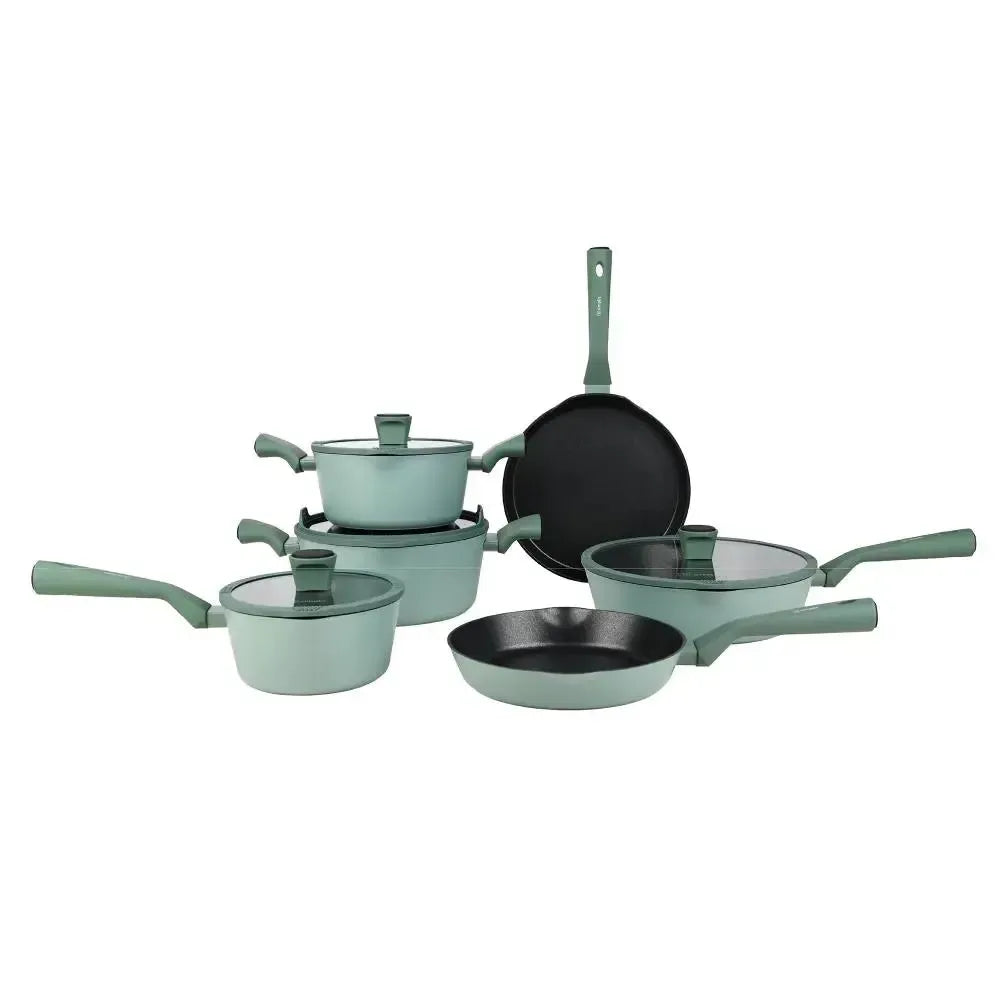 Batería de Cocina Antiadherente Lucca 10 pcs Simplit-Baterias (Juegos de ollas)
