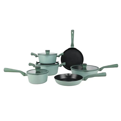 Batería de Cocina Antiadherente Lucca 10 pcs Simplit-Baterias (Juegos de ollas)