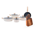 Bateria de Cocina Savannah + Set de Cuchillos Holz Simplit-Baterias (Juegos de ollas)