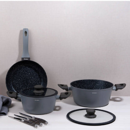 Batería de Cocina 7 Piezas2#Gris