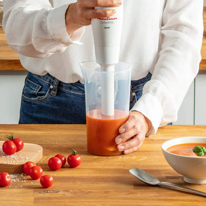 Licuadora de inmmersión TurboMix 350W Moulinex1#Blanco