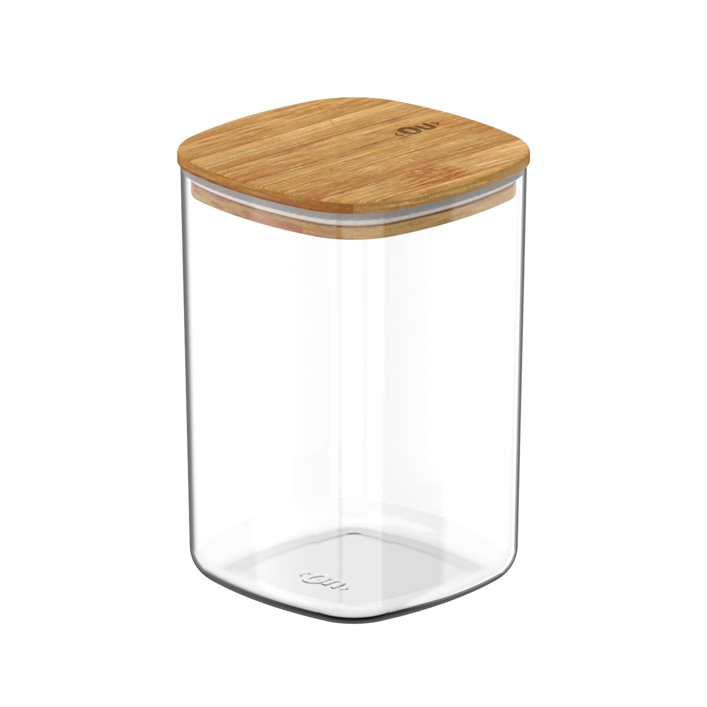 Contenedor Hermético Con Tapa de Bambú Keep 1 Lt Ou3#Sin color