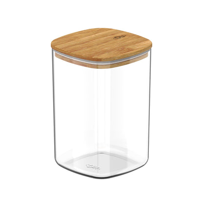 Contenedor Hermético Con Tapa de Bambú Keep 1 Lt Ou3#Sin color