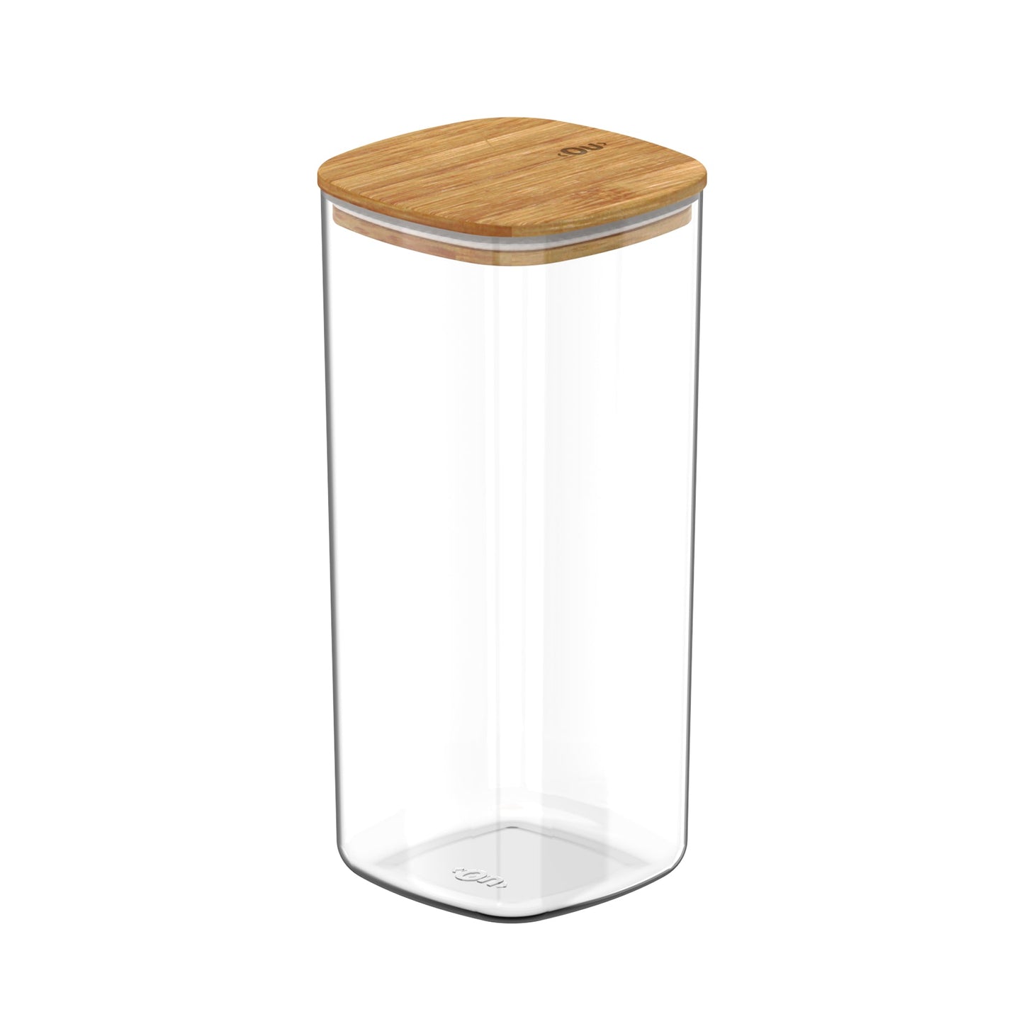 Contenedor Hermético Con Tapa de Bambú Keep 1.5 Lts Ou3#Sin color