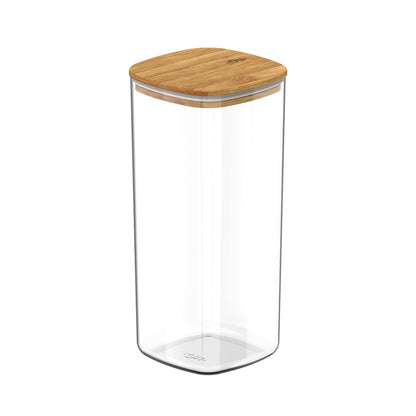 Contenedor Hermético Con Tapa de Bambú Keep 1.5 Lts Ou3#Sin color