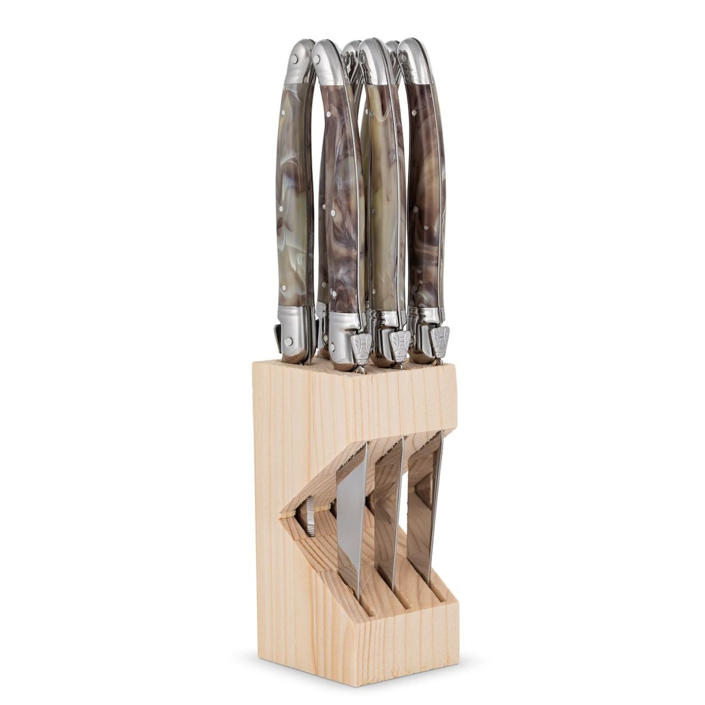 Bloque 6 Cuchillos Laguiole Jean Dubost-Cuchillos