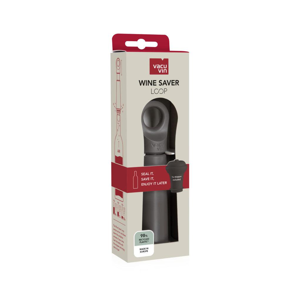 Bomba y Tapón de Vacío Loop para Vino Vacuvin11#Arena
