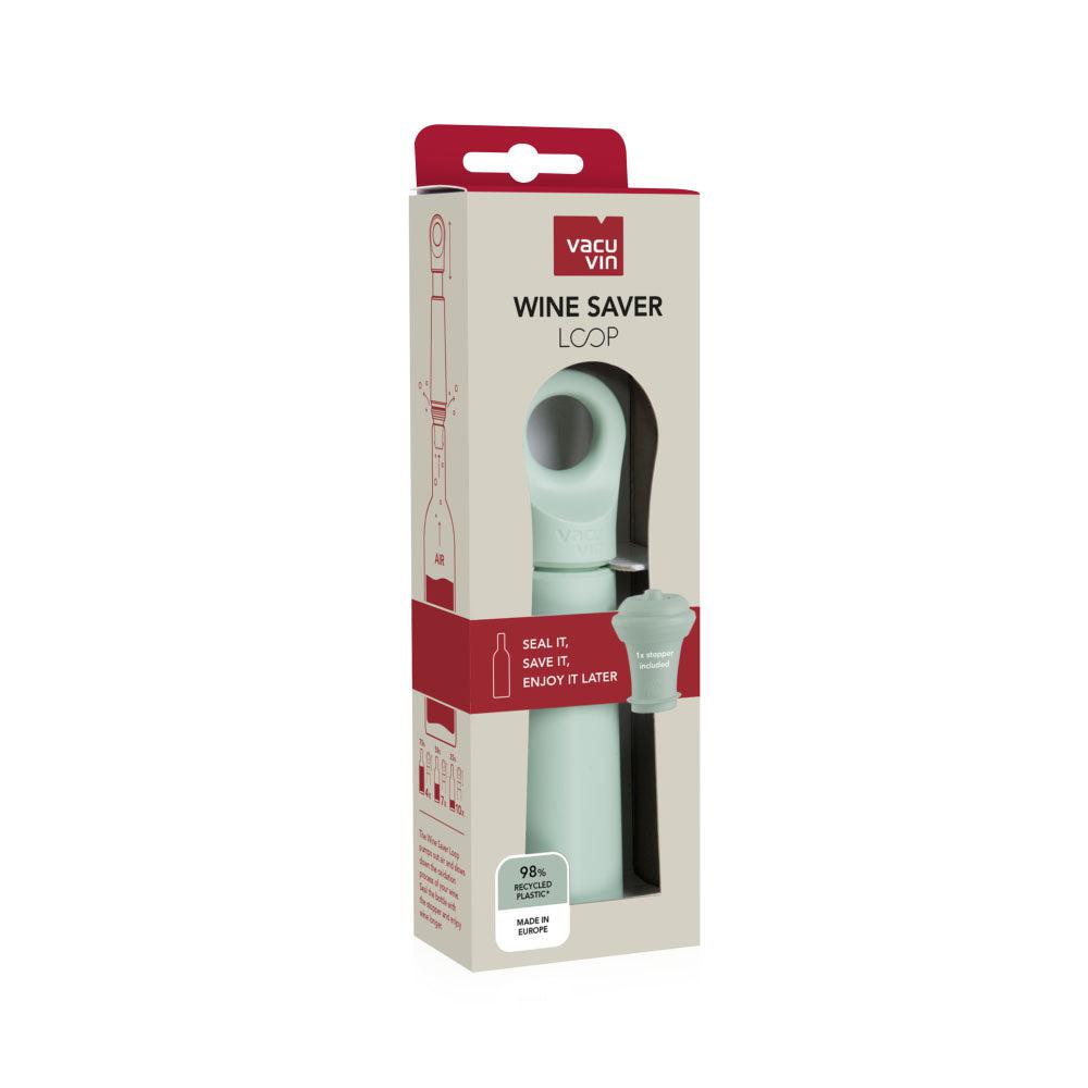 Bomba y Tapón de Vacío Loop para Vino Vacuvin14#Arena