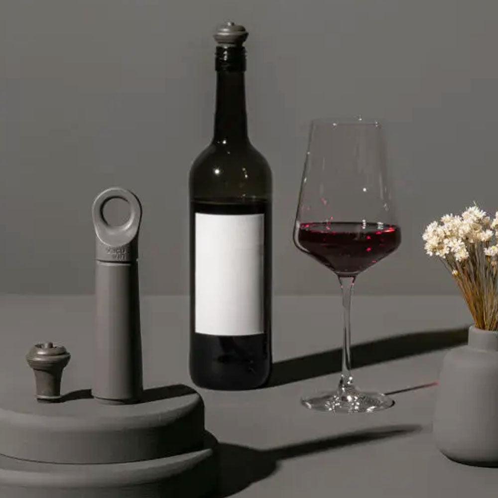 Bomba y Tapón de Vacío Loop para Vino Vacuvin10#Arena