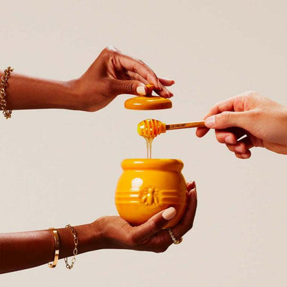 Bote Miel Con Espatula Nectar Le Creuset1#Amarillo