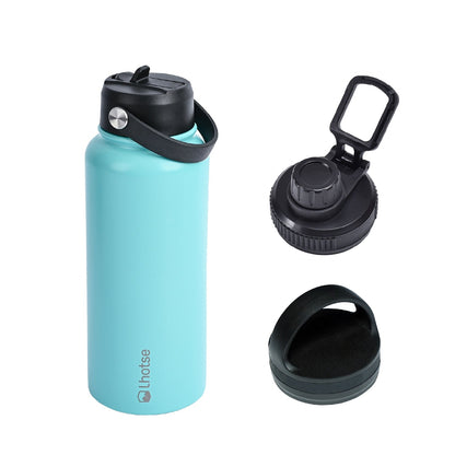 Botella Térmica Hydro 960 Ml + 3 Tapas Lhotse8#Azul