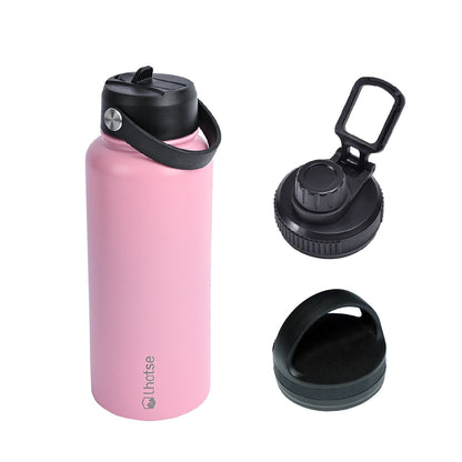 Botella Térmica Hydro 960 Ml + 3 Tapas Lhotse6#Rosado