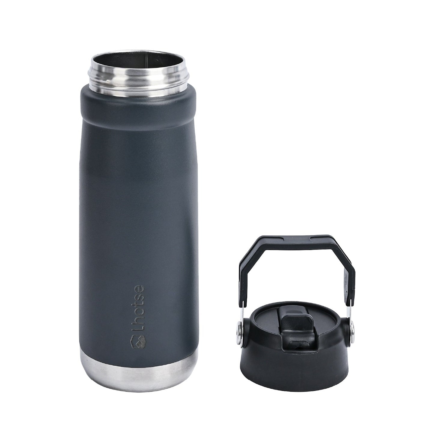 Botella Térmica Insulada Adventure 650 Ml Lhotse8#Negro