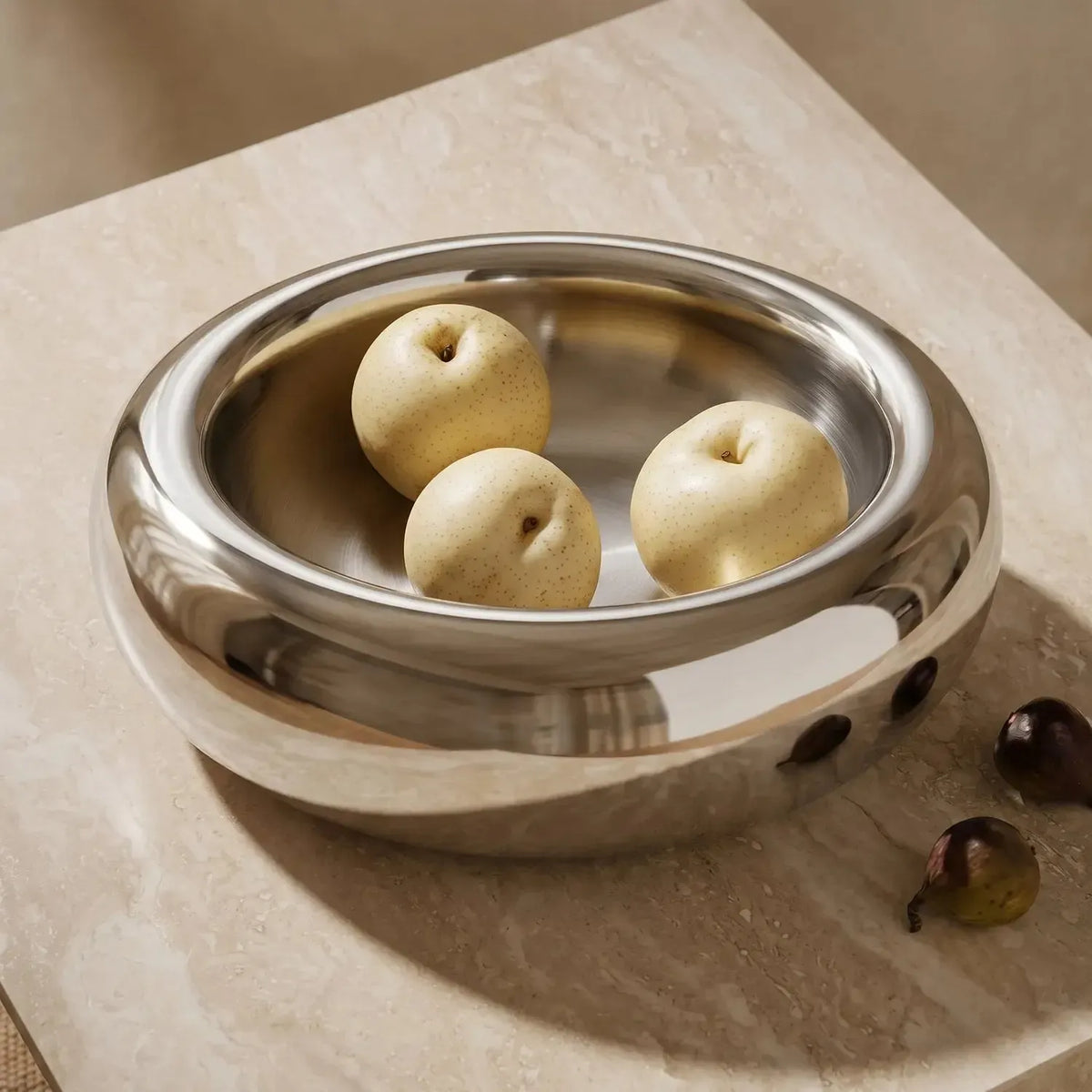 Bowl Circular Silver-Accesorios de Cocina