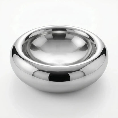 Bowl Circular Silver-Accesorios de Cocina