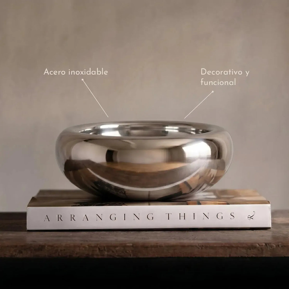 Bowl Circular Silver-Accesorios de Cocina