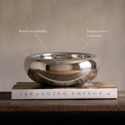Bowl Circular Silver-Accesorios de Cocina