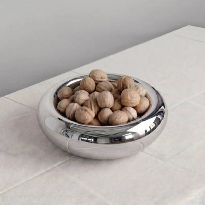 Bowl Circular Silver-Accesorios de Cocina