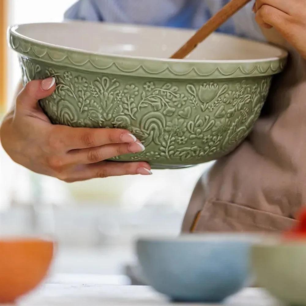 Bowl Home to Roost Verde 29cms Mason Cash2#Verde Pálido