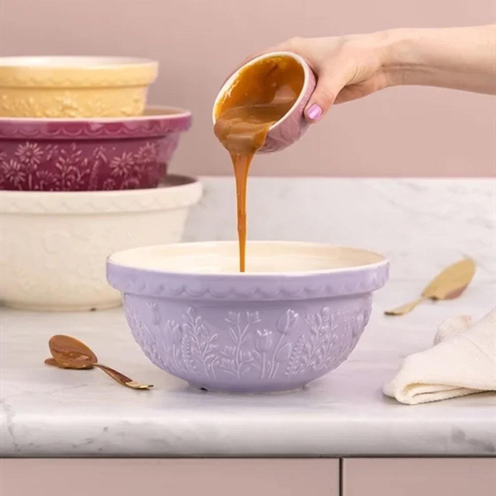 Bowl In The Meadow Tulipanes Lilas 24cms Mason Cash1#Púrpura