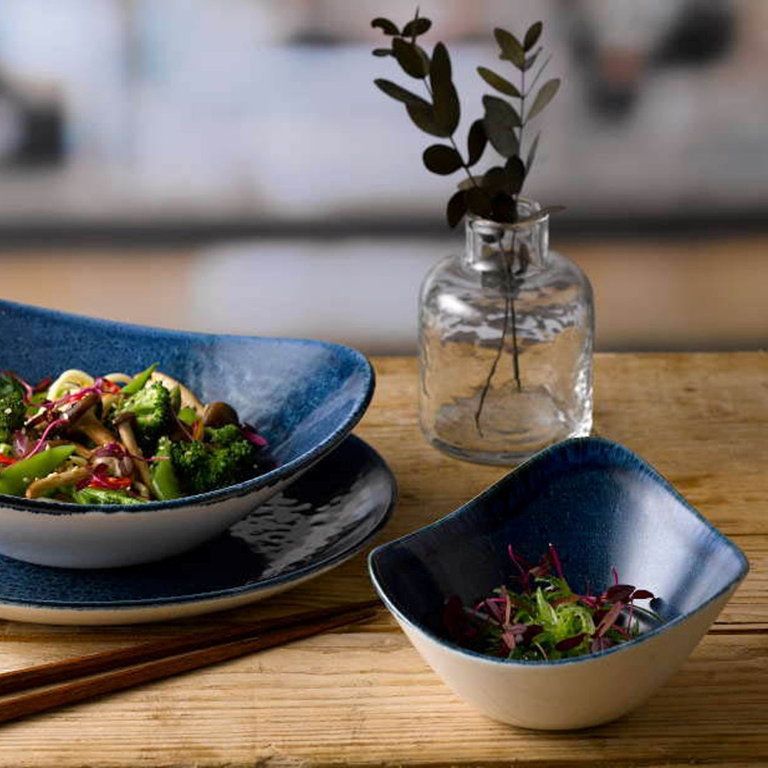 Bowl Stonecast Plume 15 Cms Churchill3#Azul