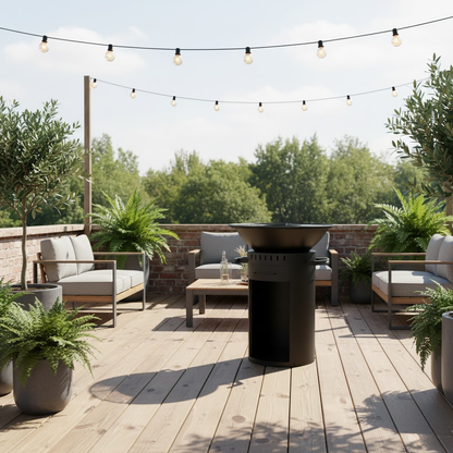 Brasero con Borde de Parrilla 68 cm FDV