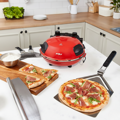 Kit Horno Pizza + Espátula + Pizza Cutter FDV