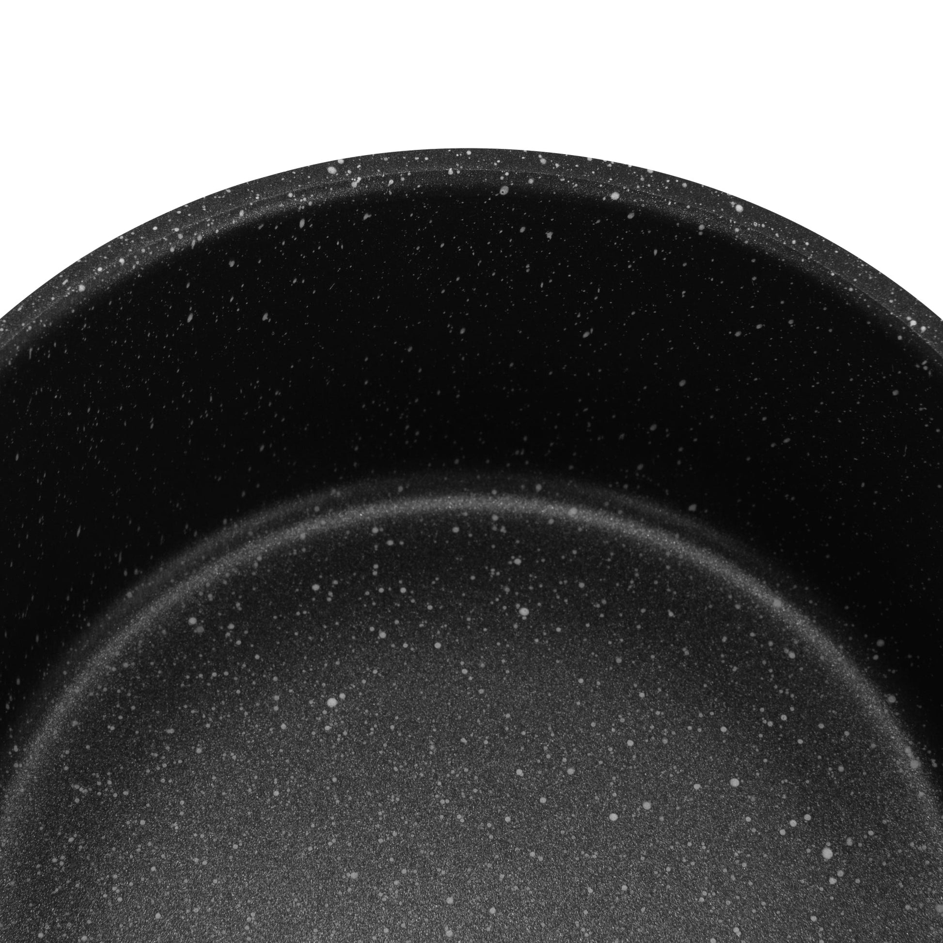 Cacerola Adelina Con Tapa De Cristal 1.45 Lts Fissman13#Negro