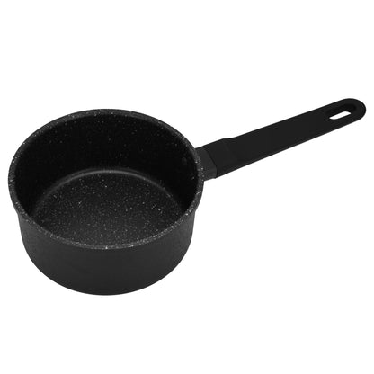 Cacerola Adelina Con Tapa De Cristal 1.45 Lts Fissman4#Negro