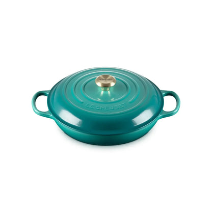 Cacerola Baja 30 Cm Bleu Riviera Le Creuset-Ollas