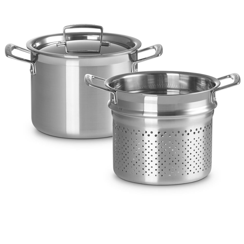 Cacerola Pasta Acero Inoxidable 20 Cm Le Creuset4#Acero