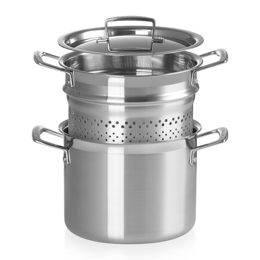 Cacerola Pasta Acero Inoxidable 20 Cm Le Creuset3#Acero