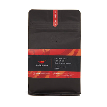Café de Grano Tostado Colombia Intenso 250gr Coquinaria