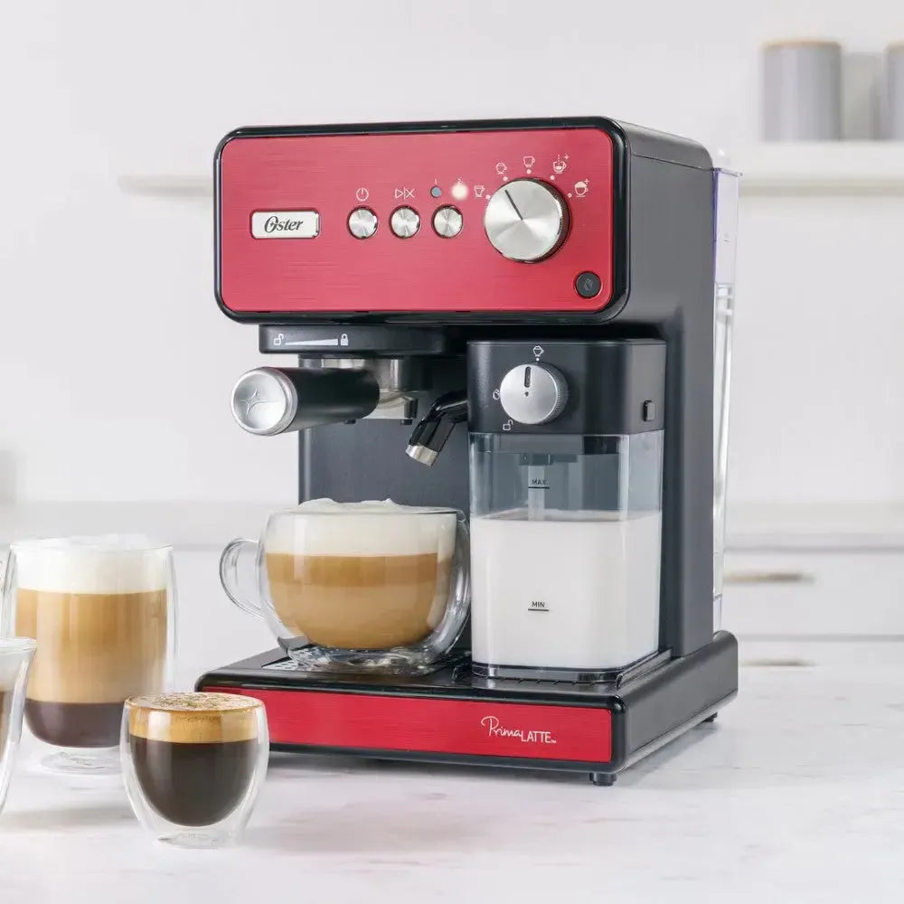 Cafetera Automática Primalatte Bvstem6604 Oster6#Rojo