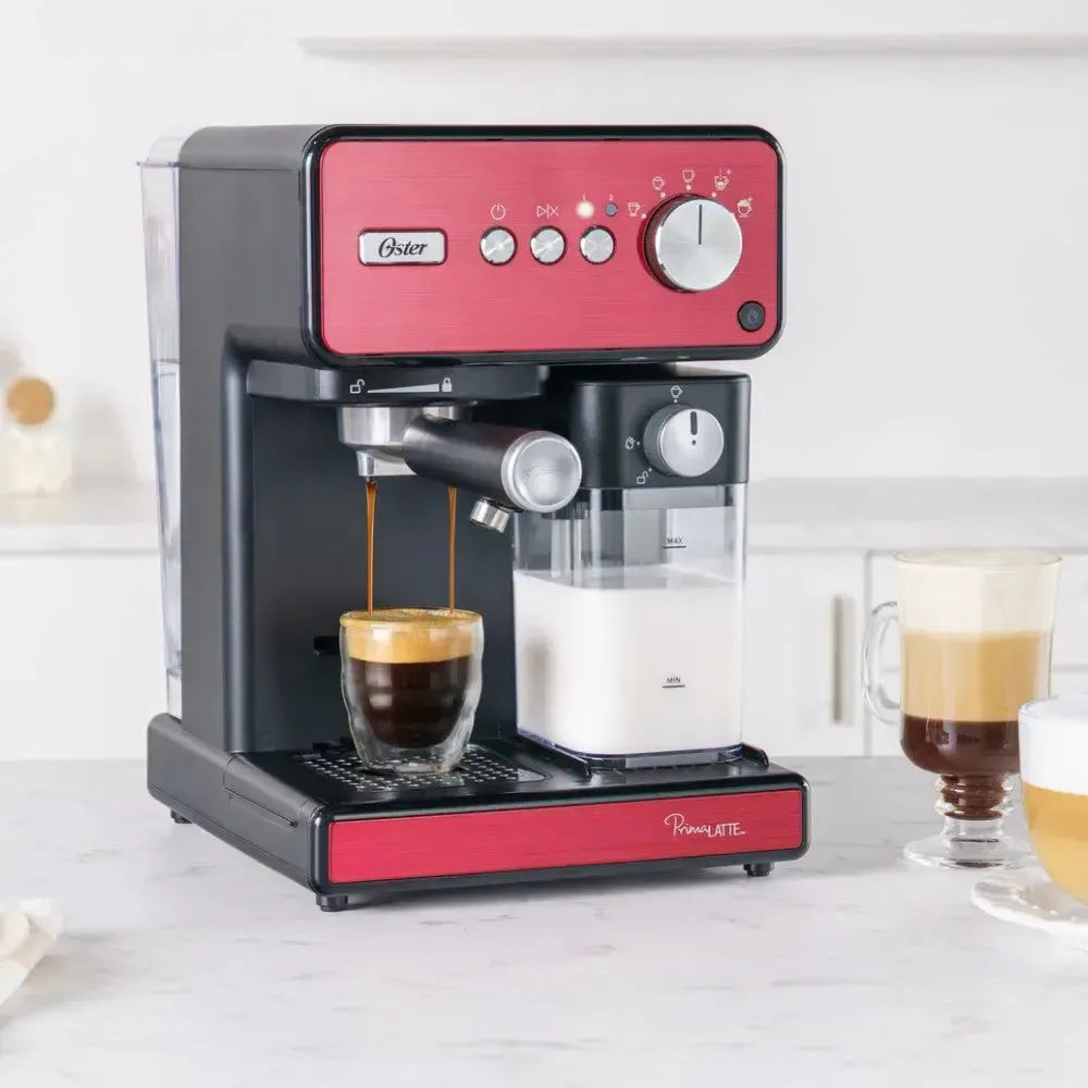 Cafetera Automática Primalatte Bvstem6604 Oster7#Rojo