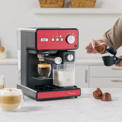 Cafetera Automática Primalatte Bvstem6604 Oster8#Rojo