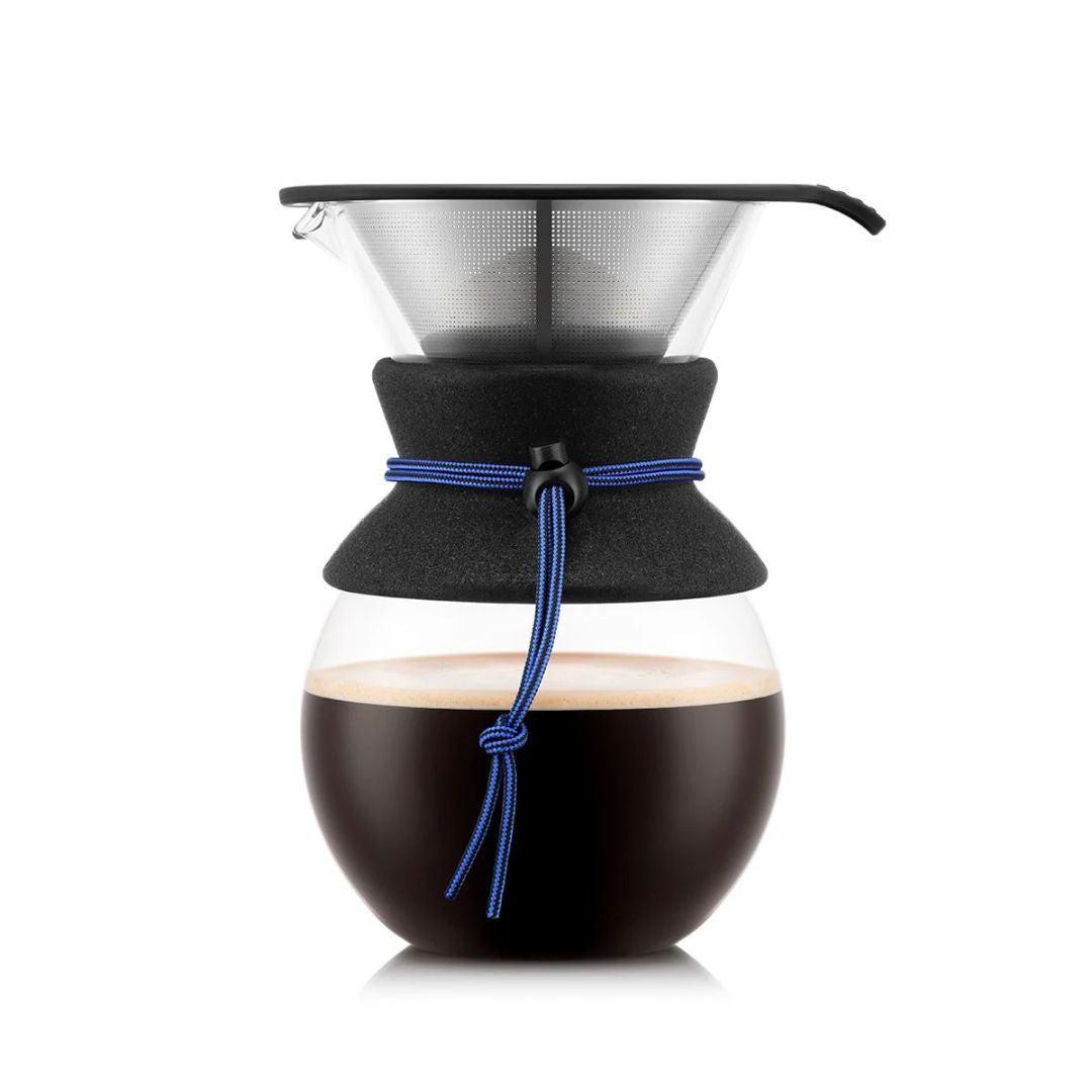 Cafetera Por Goteo 1 Lt. Con Filtro Metálico Bodum7#Azul
