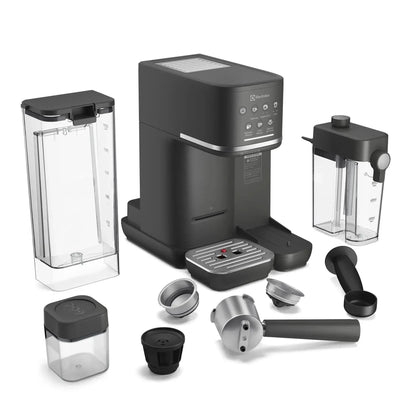 Cafetera Espresso 1,25L Digital Cápsula y Molido 1350W ECM70 Electrolux-Cafeteras Espresso