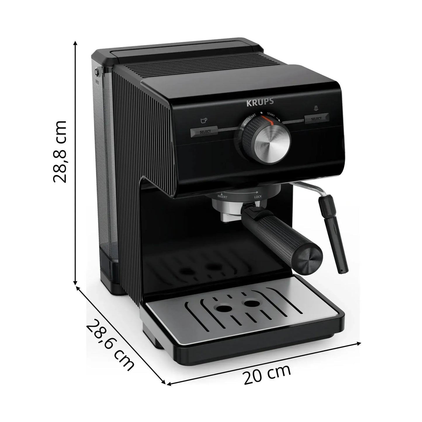 Cafetera Espresso Authentic Negro Krups5#Negro