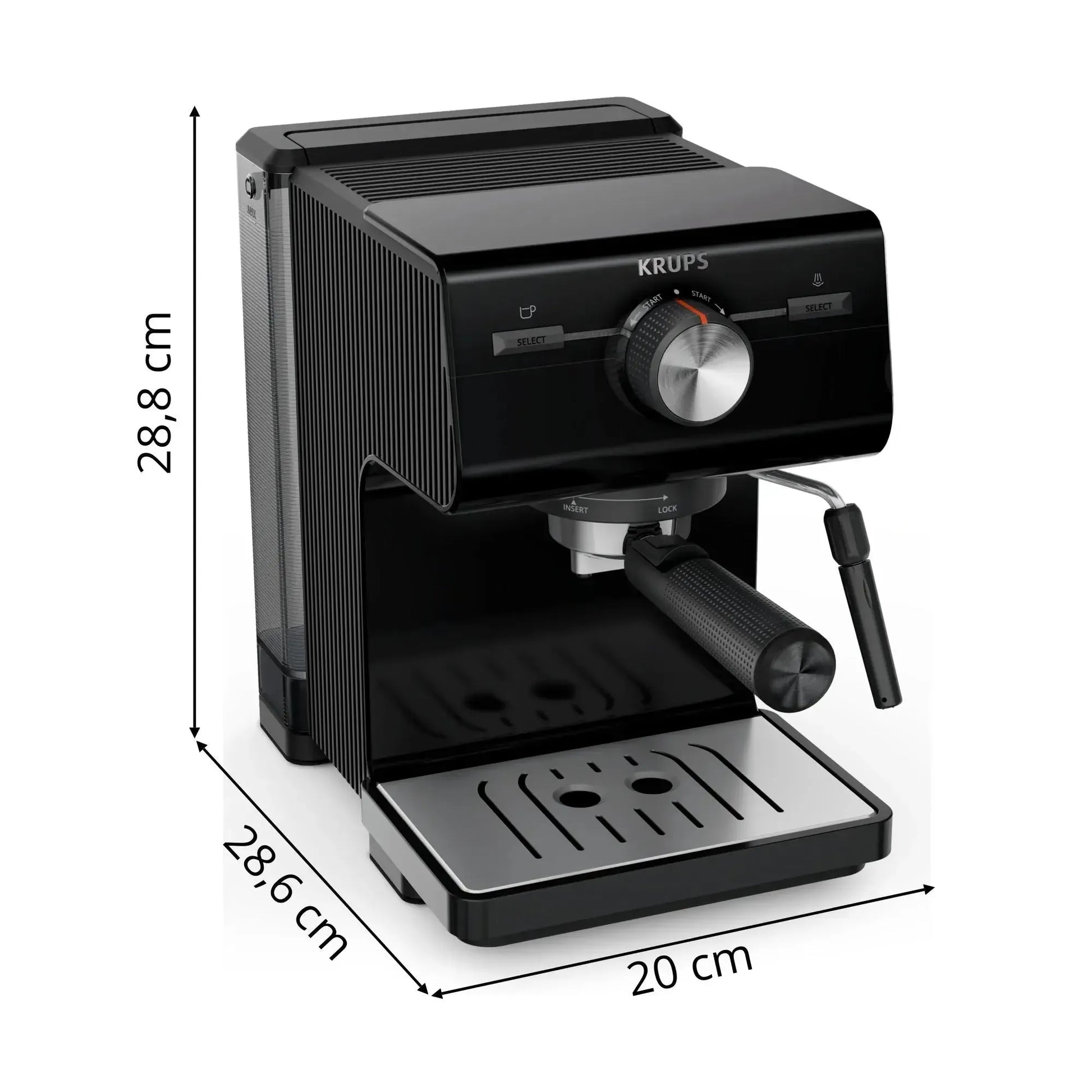 Cafetera Espresso Authentic Negro Krups5#Negro
