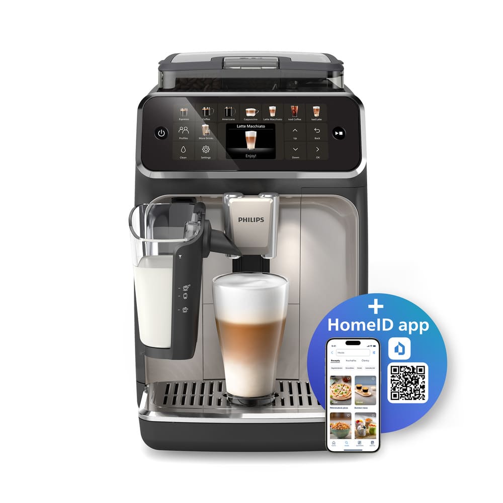 Cafetera Espresso Automática EP5547/90 Sistema Latte  Philips4#Negro