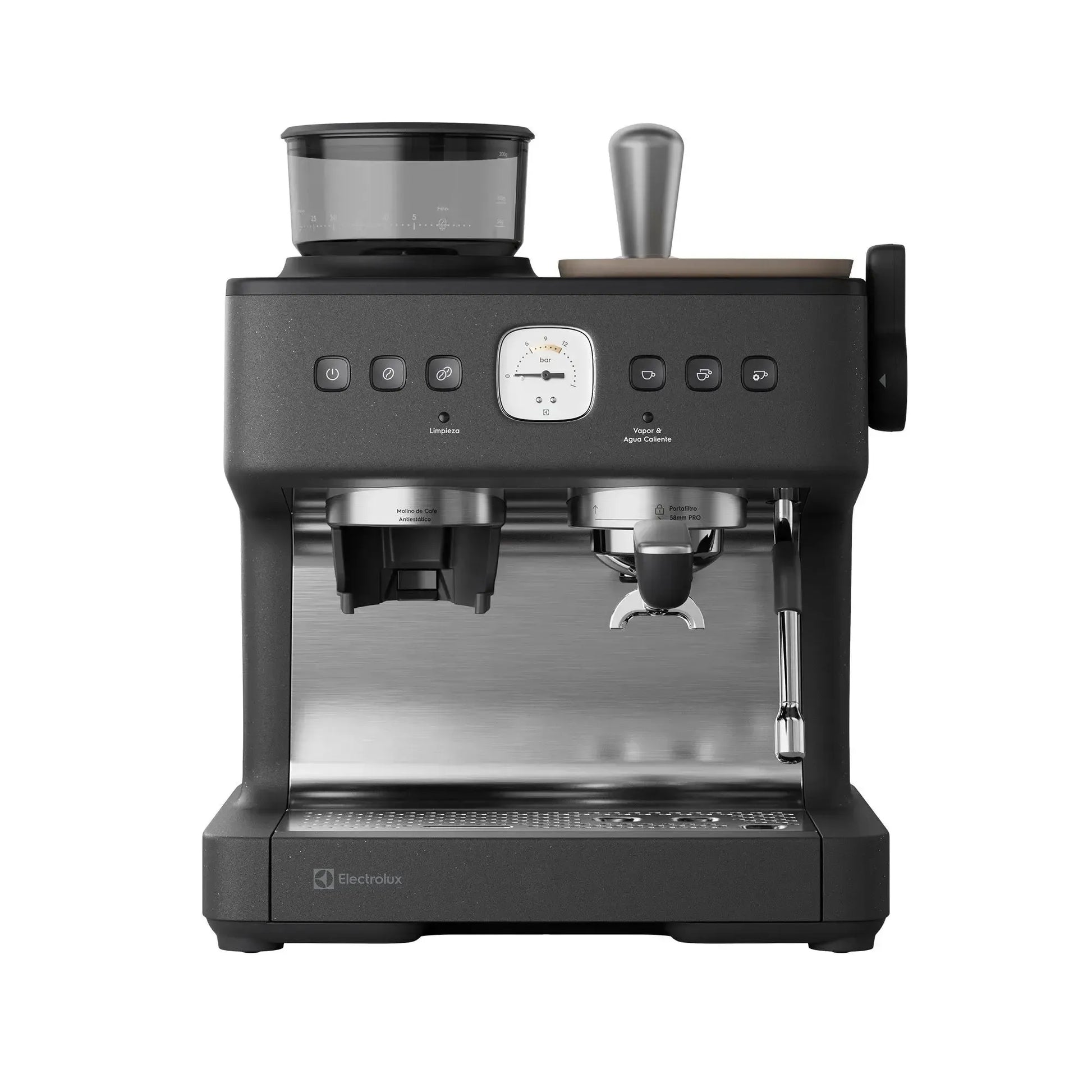 Cafetera Espresso Barista 3L Molinillo 2200W ECM90 Electrolux-Cafeteras Espresso