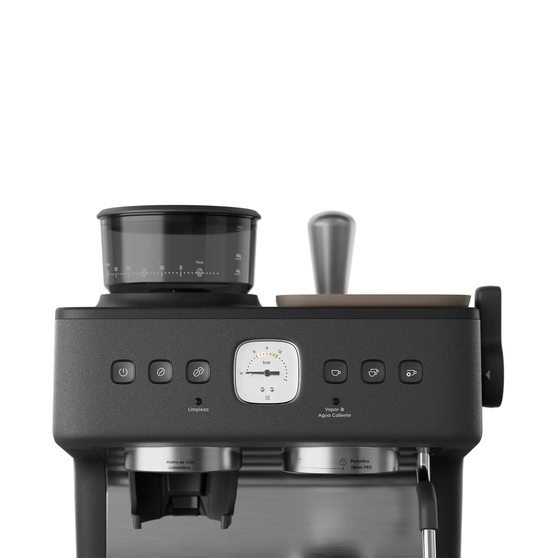 Cafetera Espresso Barista 3L Molinillo 2200W ECM90 Electrolux-Cafeteras Espresso