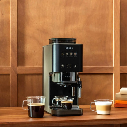 Cafetera Espresso Coffee Crush Experience Krups-Cafeteras Espresso
