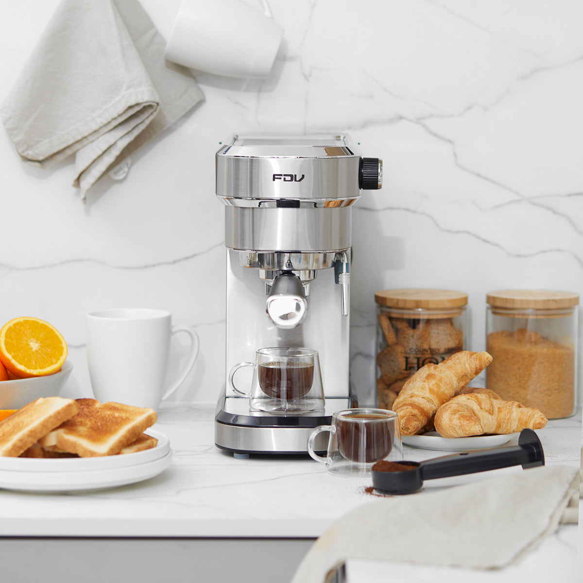Cafetera Espresso Delicato FDV - Caja Dañada-Cafeteras Espresso