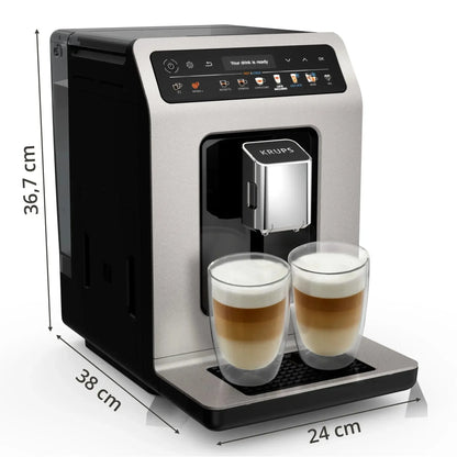 Cafetera Espresso Evidence Hot & Cold + Lechero Krups4#Gris