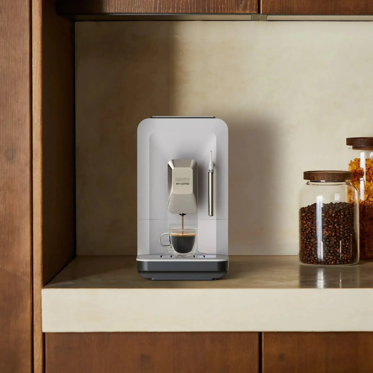 Cafetera Espresso My Coffee Steam Krups1#Blanco