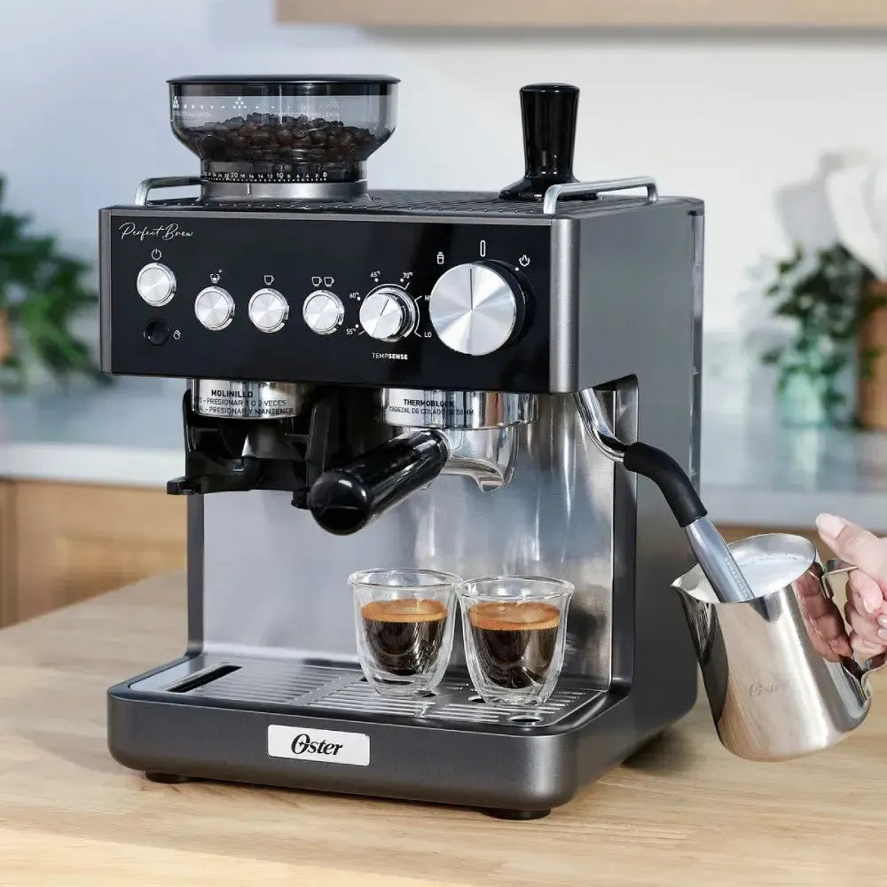 Cafetera Espresso Perfect Brew Bvstem7301 Oster4#Gris