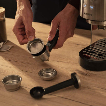 Cafetera Espresso Virtuoso Steam & Pump XP444C10/BA0 Krups4#Plata